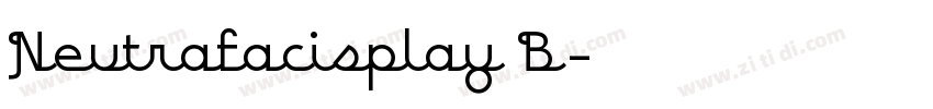 Neutrafacisplay B字体转换